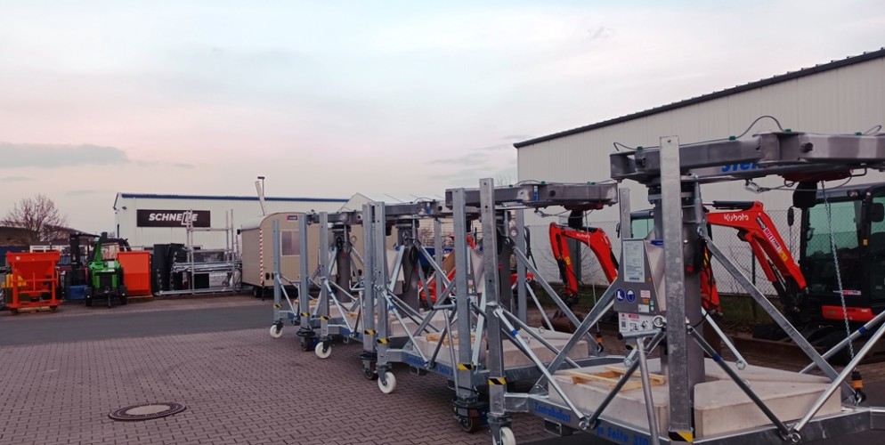 Neue STEIN-REX Kleinkrane im Mietpark!