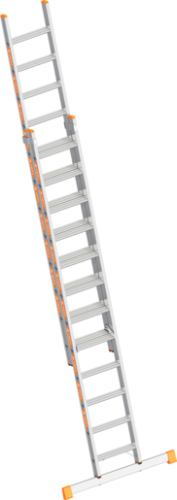 LAYHER Stufenschiebeleiter TOPIC 1032 | 2 x 12 Stufen 2 x 12 | 4,00