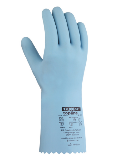 BIG topline Chemikalienschutz-Handschuh NATURLATEX, Gr. 10 