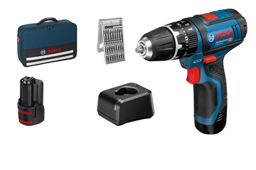 Bosch Vorteils-Set Akku-Schlagbohrschrauber GSB 12V-15 