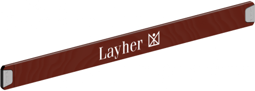 Layher 1238190 Stirnbordbrett | 1,90 x 0,15 m 