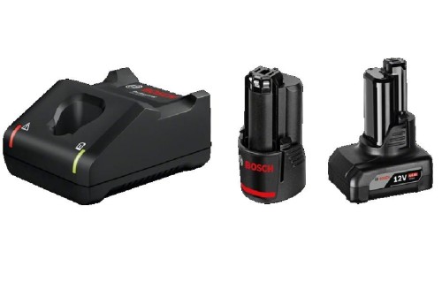 Bosch Starter-Set 2 x Akku + Ladegerät 