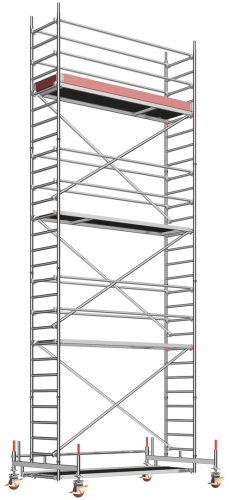 Layher 1401106 Uni Standard Alu-Rollgerüst | AH 8,35 m (P2) 