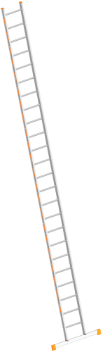 LAYHER Sprossenanlegeleiter TOPIC 1054 | 24 Stufen - 6,89 m 