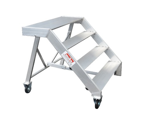 Aluminium-Maurertreppe | Standhöhe 0,98 m 