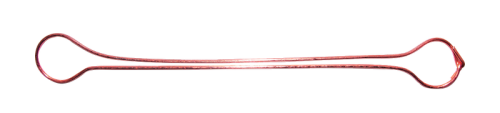 Betonbindedraht-Drahtsackverschluss doppelt | 1,0 x 100 mm 
