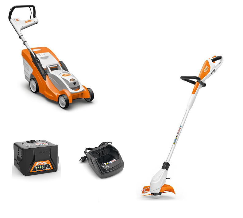 stihl akku rasenmäher rma 339 c set