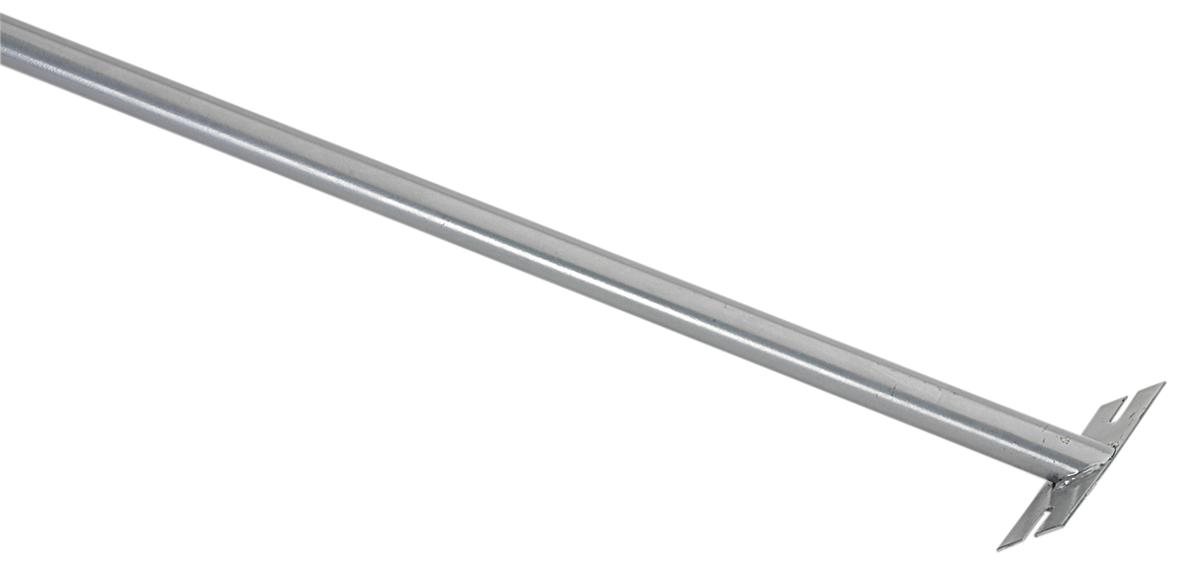 Metallstiel für Besen mit 2 Flügelschrauben 