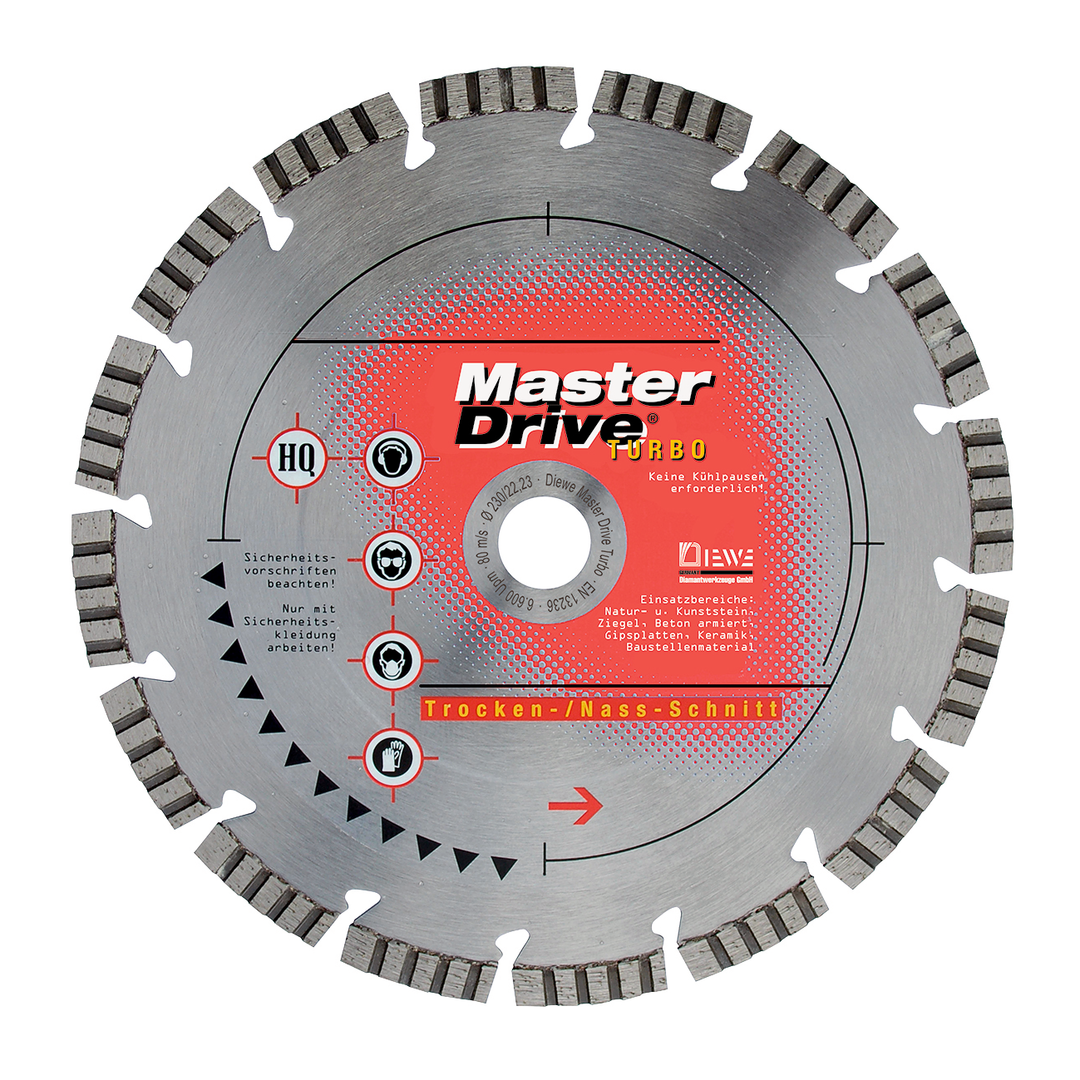 DIEWE Diamant-Trennscheibe Master Drive Turbo 