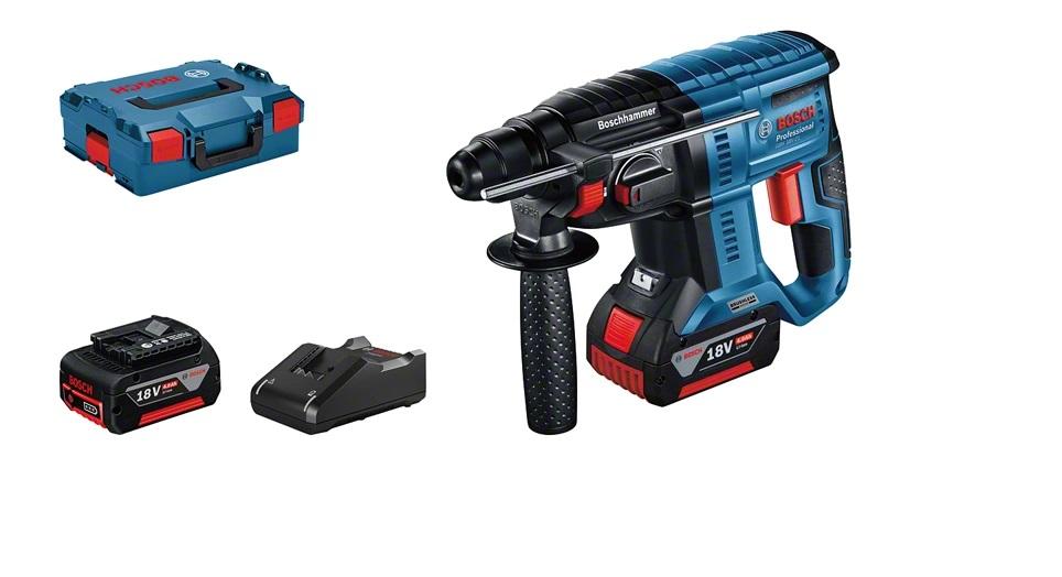 Bosch Vorteils-Set Akku-Bohrhammer GBH 18V-21 mit SDS plus 