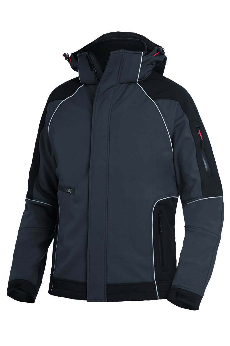 FHB WALTER Softshelljacke,  anthrazit-schwarz,  Gr. S Anthrazit-schwarz | Gr. S