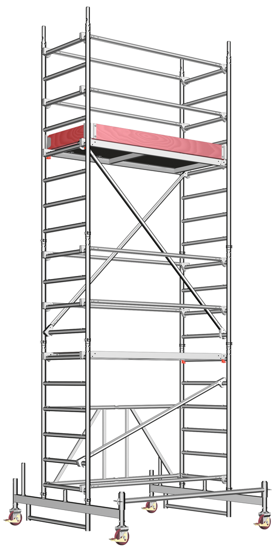 LAYHER Alu-Rollgerüst ZIFA 1406214 | AH 5,76 m (P2) 