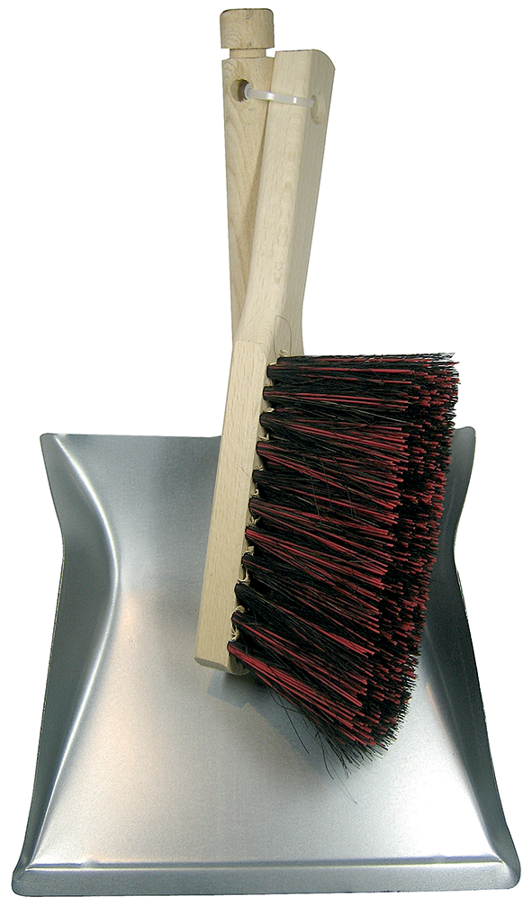 Profi-Kehrset, Kehrschaufel verz. Holzgriff m. 