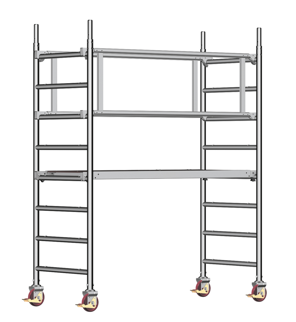 Layher Uni Leicht Alu-Rollgerüst (Sicherheitsaufbau P2) 