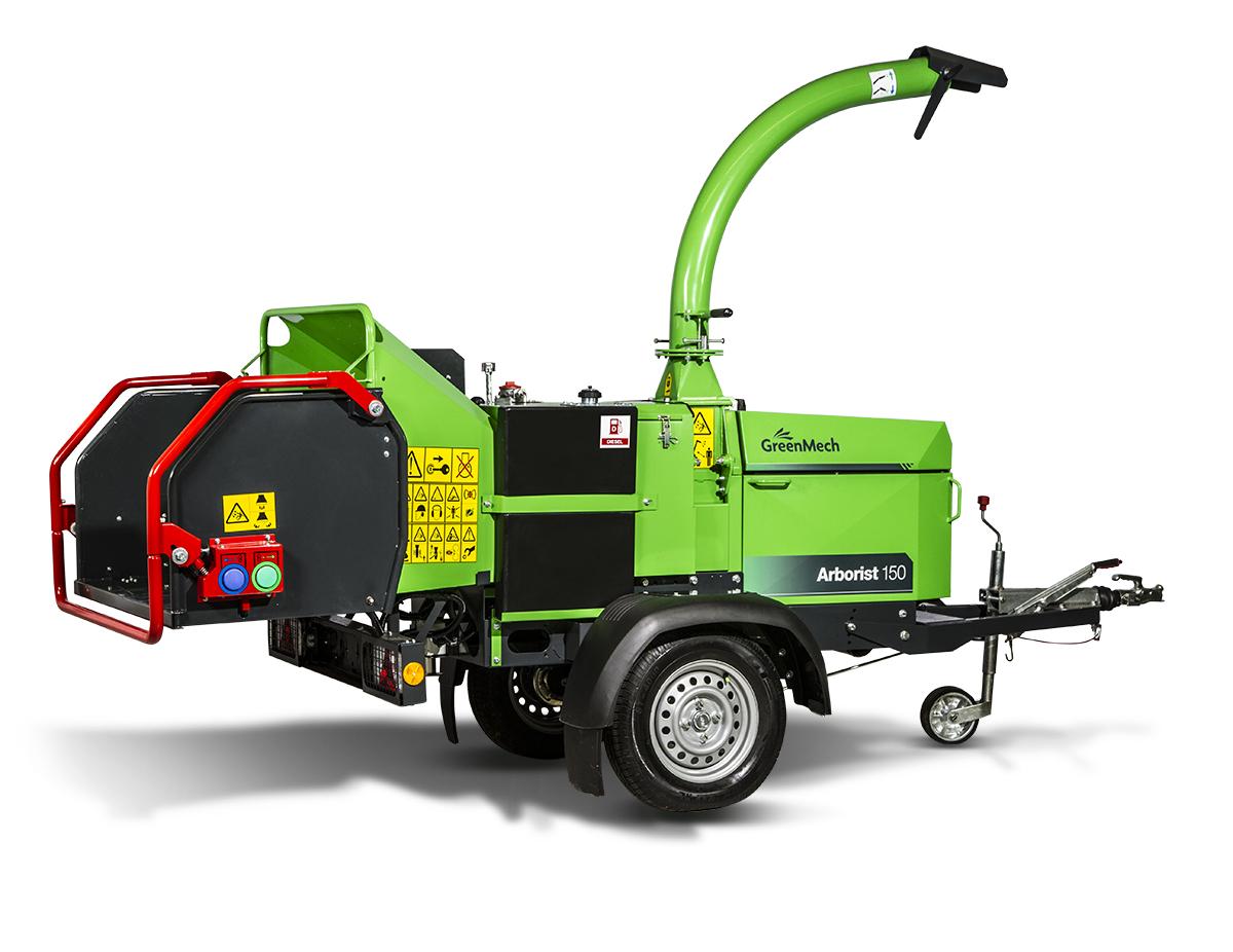GreenMech Anhängerhäcksler Arborist 150 /26 