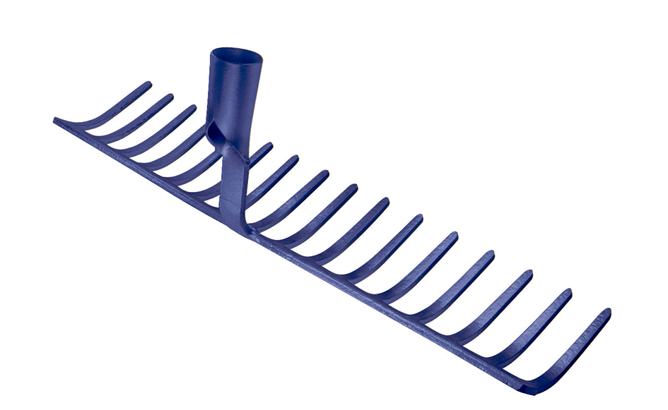 Straßenrechen 14 Zinken, schwere Ausf. 