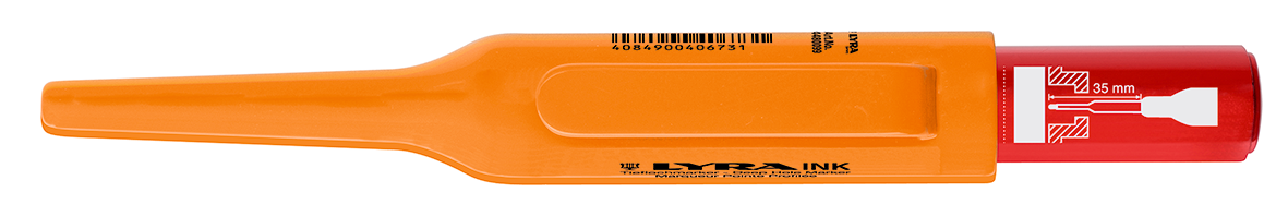 Tieflochmarker INK rot, Pack 10 Stk. 