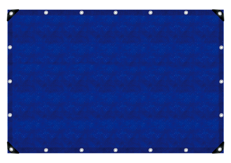 Gewebeplane blau | 4 x 6 m, 180 g/m² 4 x 6 m