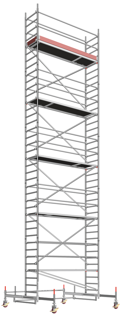 Layher 1401109 Uni Standard Alu-Rollgerüst | AH 11,38 m (P2) 