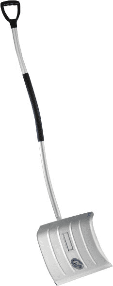 Alu-Schneeschieber mit Stahlkante | 50 cm 