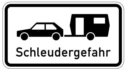 StVO-Verkehrszeichen VZ 1006-30 Unfallgefahr | RA1-231x420-3mm 
