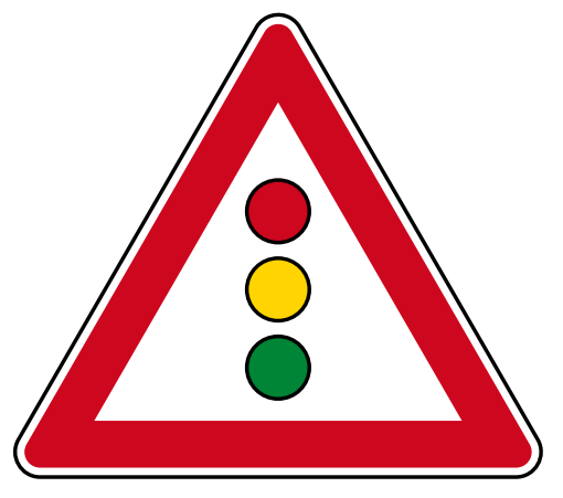 StVO-Verkehrszeichen VZ 131 Lichtzeichenanlage | RA2 | SL630 | 2mm 