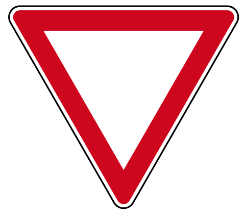 StVO-Verkehrszeichen VZ 205 Vorfahrt gewähren | RA1 | SL900 | 2mm 