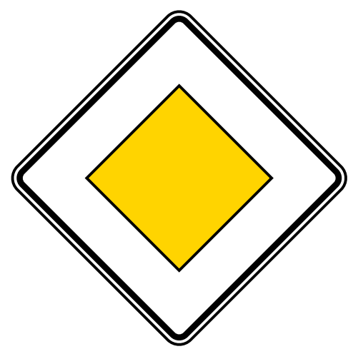 StVO-Verkehrszeichen VZ 306 Vorfahrstraße | RA1-840x840-A 