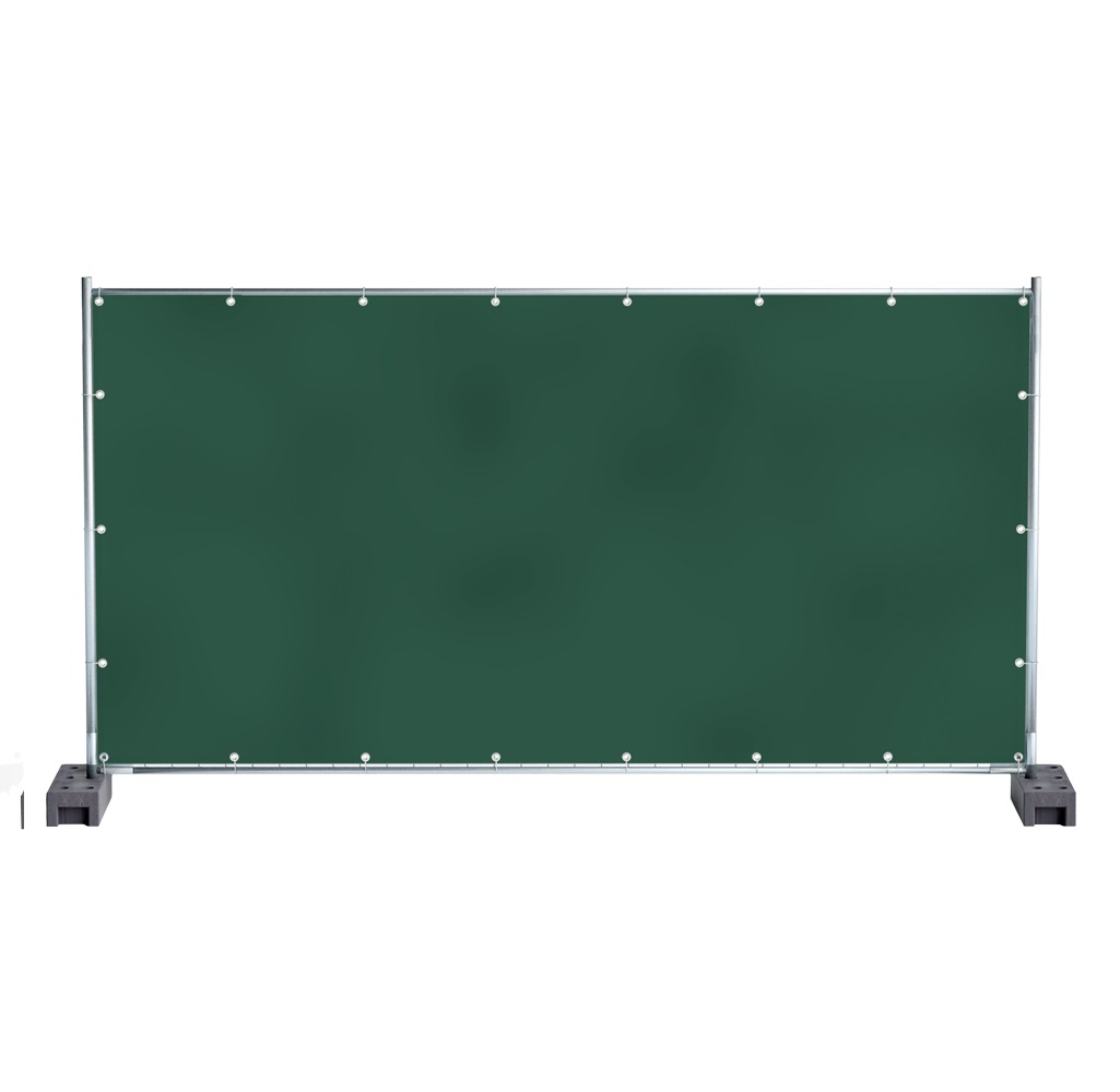 Bauzaun-Sichtschutzplane | 150 g/m² Grün