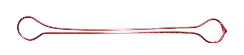 Betonbindedraht-Drahtsackverschluss doppelt | 1,0 x 180 mm 