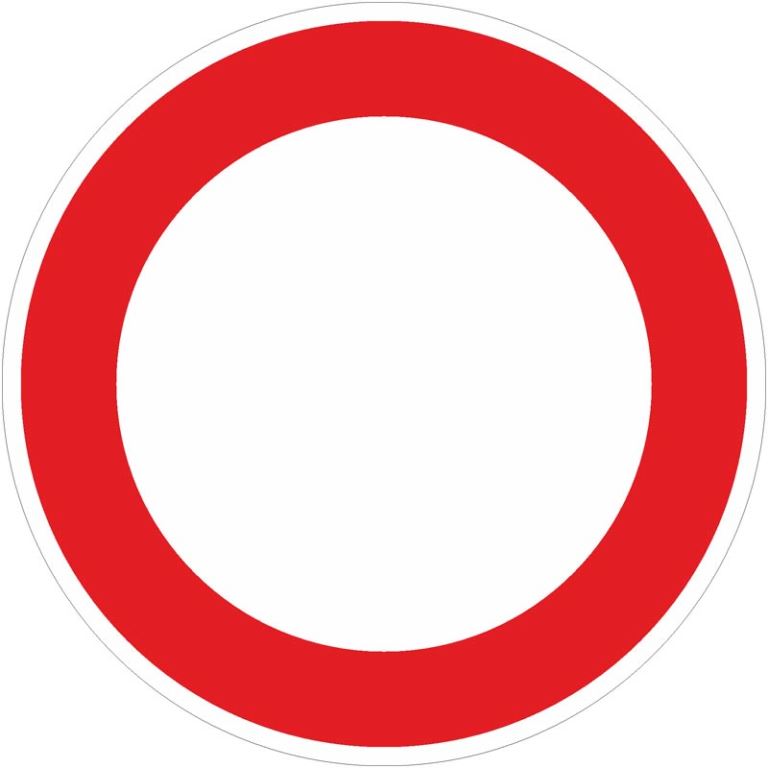 Verkehrszeichen 250 | Durchfahrt verboten 