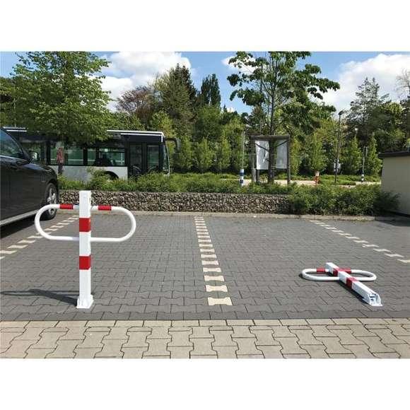 Parkplatzsperre | umlegbar mit Dreikantverschluss 