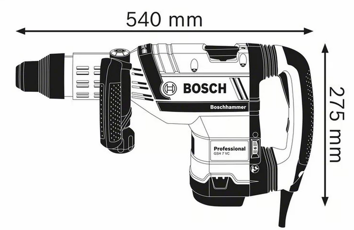 Bosch Schlaghammer GSH 7 VC Professional 