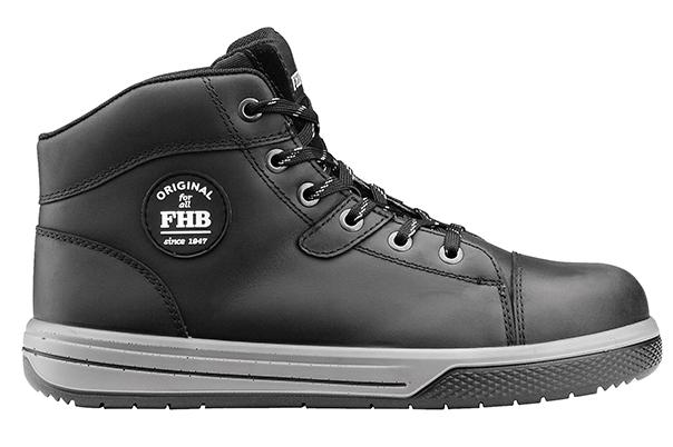 FHB LINUS S3 Sneaker EN ISO 20345-2011-S3,  hoch,  schwarz 