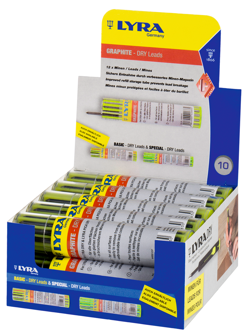 Ersatzminenset Graphit, 12 Stück 2 B 