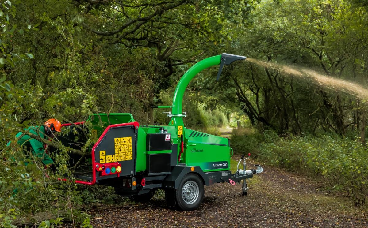 GreenMech Anhänger-Häcksler Arborist 200 