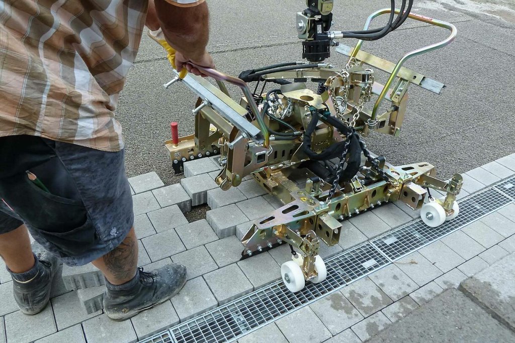 MS03 Hydraulik-Pflasterverlegezange 