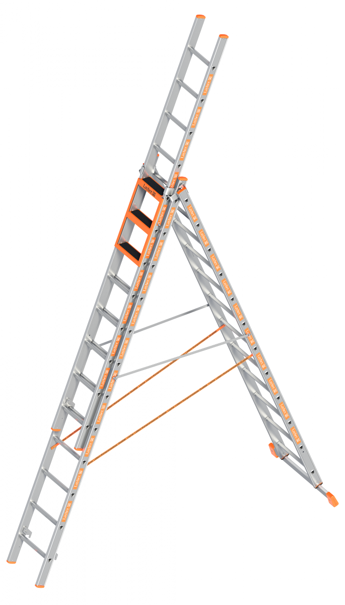 Layher Stufeneinhängetritt | Holmhöhe 100 mm 100