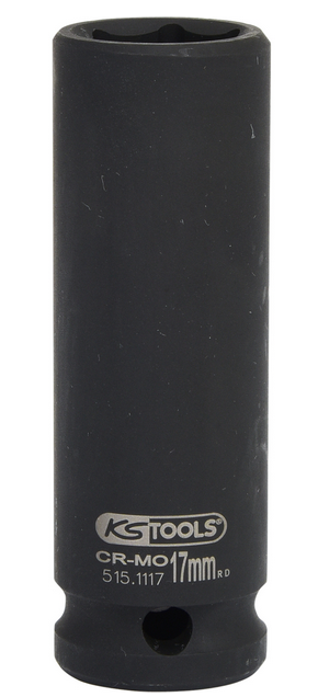 KS Tools 1/2" Kraft-Stecknuss, 6-kant, lang, 17 mm 