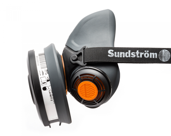 SUNDSTRÖM SR 900 Doppelteinspritz-Halbmaske MEDIUM 