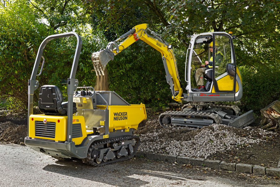 Minibagger Gewichtsklasse 2-3 T - Mieten 